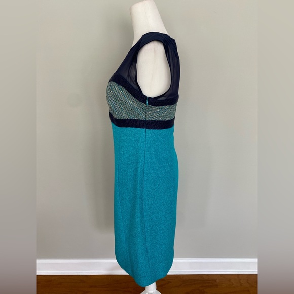 ETCETERA SL Crew Neck Knee-Length Sheath Dress - Picture 5 of 7